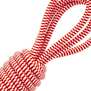 Red and white elastic cord - 705/020 - D02 D05