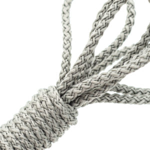 Grey polyester knitted cord - 91150/045 - D11