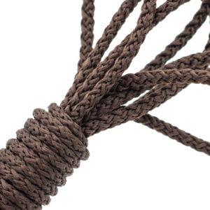 Brown polyester knitted cord - 91150/045 - D14