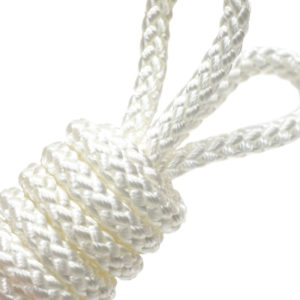 White braided polypropylene halyard - 321/085 - P02