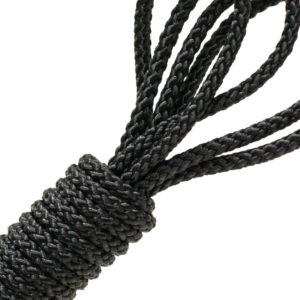 Black braided polypropylene halyard - 221/040 - P01