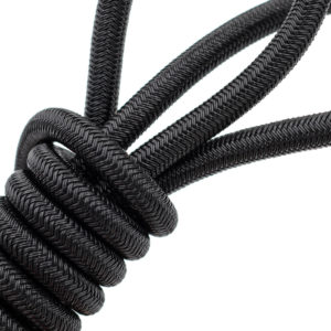 Black nylon elastic cable - 935/030 - N01