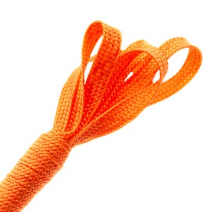 Orange viscose flat braid- 580/070 - C19