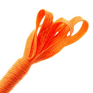 Tresse plate en viscose orange - 580/070 - C19