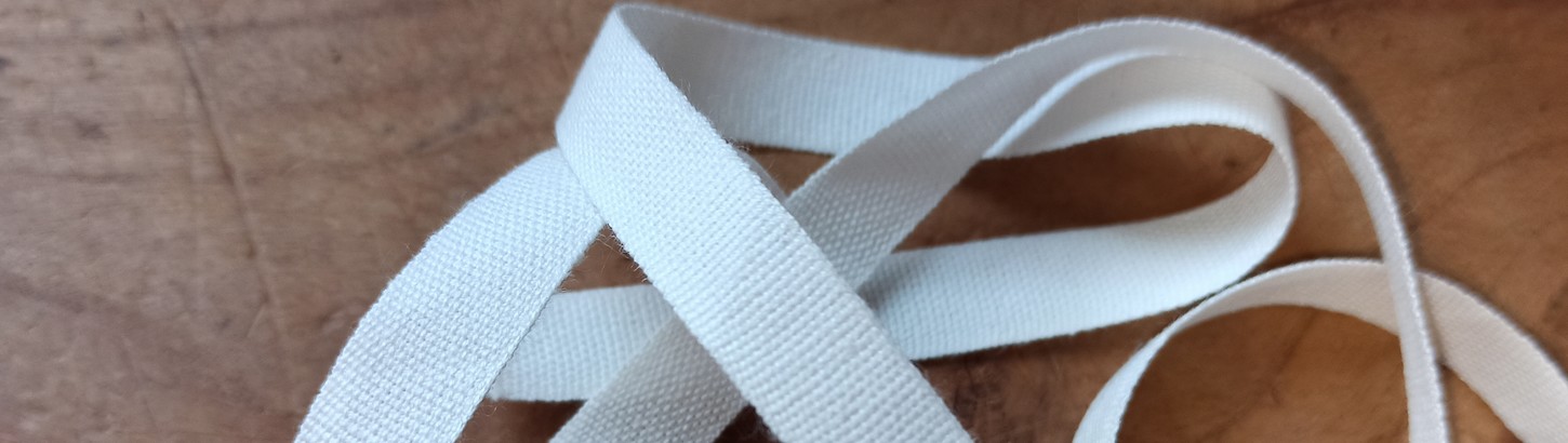 ruban taffetas blanc