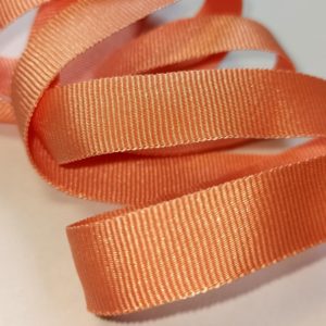 Shiny polyester taffeta ribbon in peach color - GT2102/019 - Z918