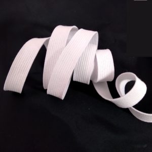 White elastic mesh