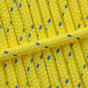 Bicolour Paracord yellow and blue