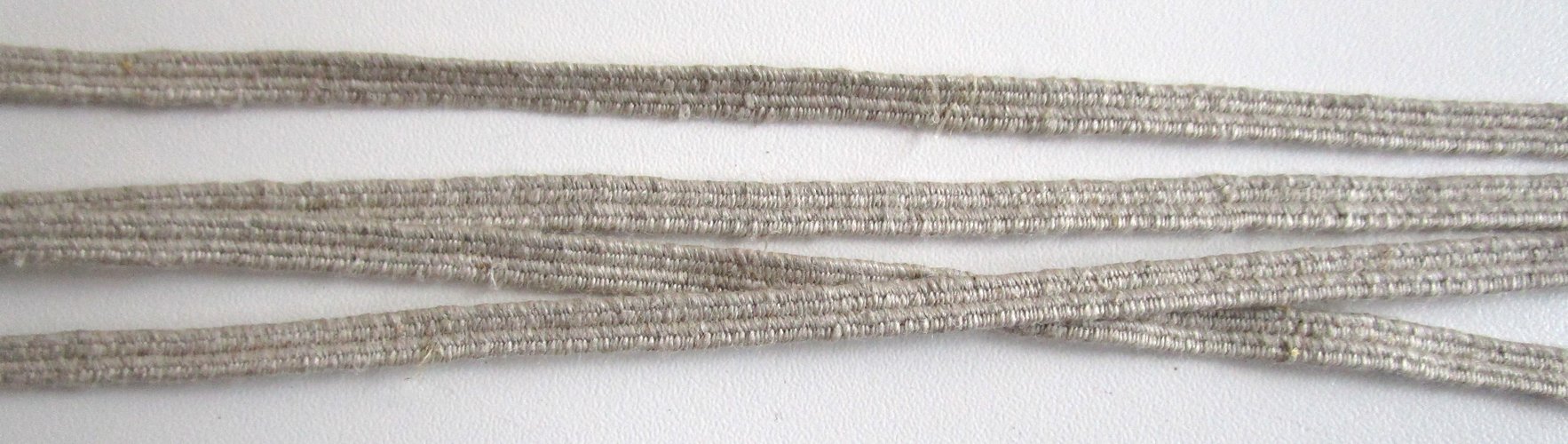 Linen elastic braids