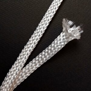 White viscose tubular braid - P2311-64