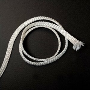 White viscose tubular braid - P2311-64