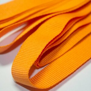 Orange grosgrain ribbon