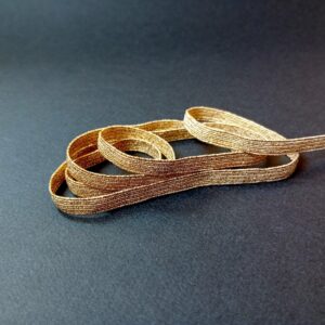 Golden Lurex® elastic braid 7mm  - 758/070 S01