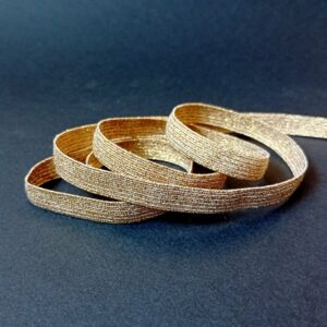 Golden Lurex® elastic braid 9.5mm - 758/095 S01