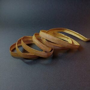 Golden Lurex® elastic braid 11mm - 774/110 M04