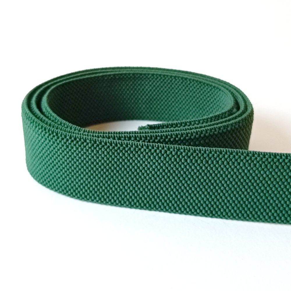 Ruban élastique vert